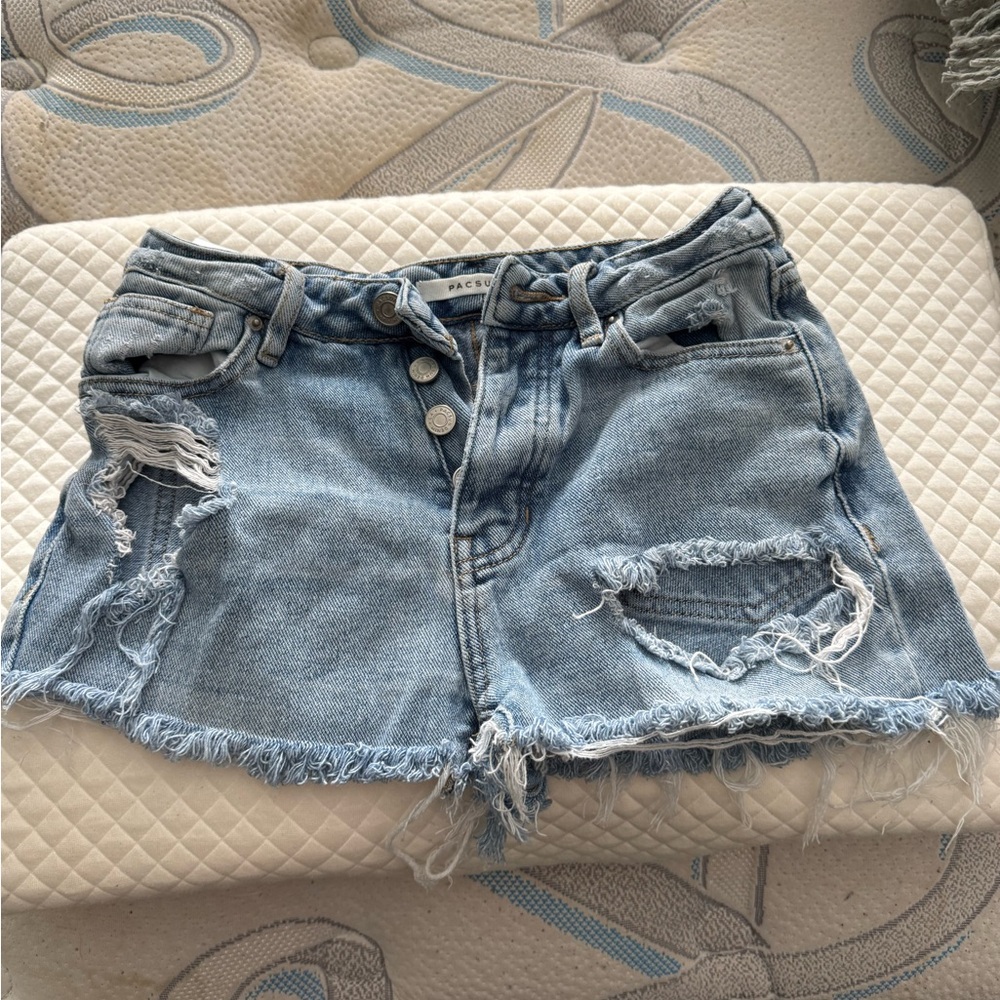PacSun Blue Denim Short